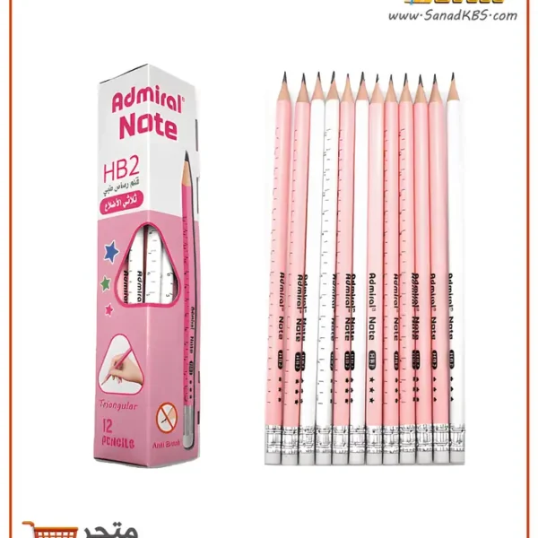 ⁦علبة 12 قلم رصاص Admiral note⁩ - الصورة ⁦3⁩