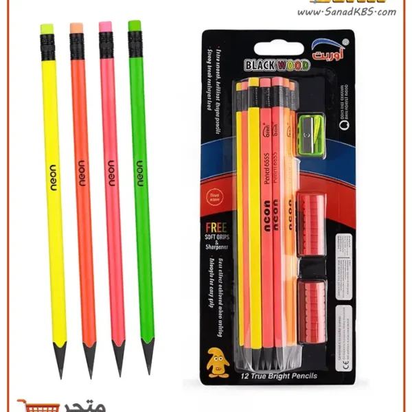طقم أقلام رصاص Orbit neon