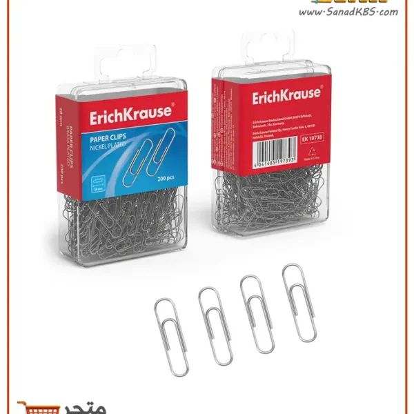 ⁦علبة مشابك ورق - 28 ملم ErichKrause⁩ - الصورة ⁦2⁩