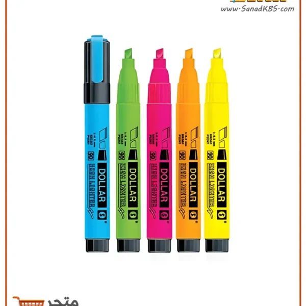قلم تحديد فسفوري - 5 مل DOLLAR HighLighter