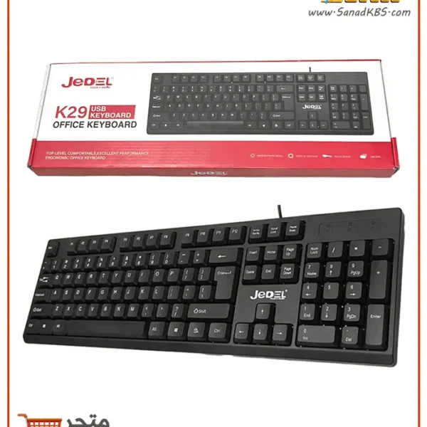 ⁦كيبورد سلكي عربي - إنجليزي JEDEL K29⁩ - الصورة ⁦2⁩