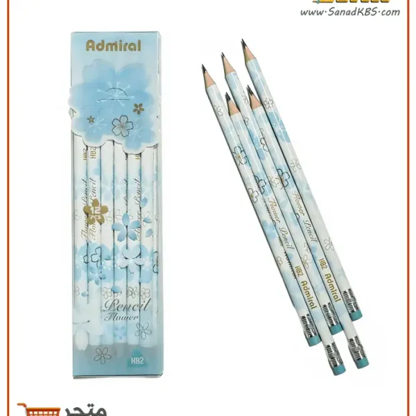 ⁦علبة أقلام رصاص - 12 قلم Admiral Flower⁩ - الصورة ⁦3⁩