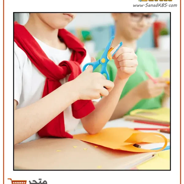 ⁦طقم مقص آمن مع مشرط صغير⁩ - الصورة ⁦3⁩