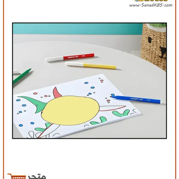 ⁦طقم 6 ألوان فلوماستر Carioca Joy⁩ - الصورة ⁦4⁩