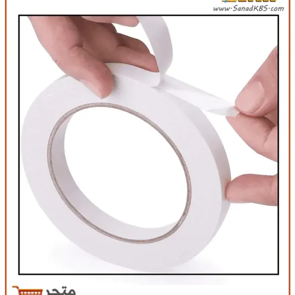 ⁦شريط لاصق وجهين شفاف 1.8سم × 30 يارد⁩ - الصورة ⁦2⁩