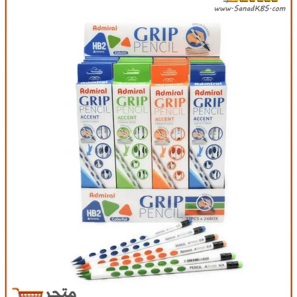 ⁦علبة أقلام رصاص محفر Admiral Grip⁩ - الصورة ⁦2⁩
