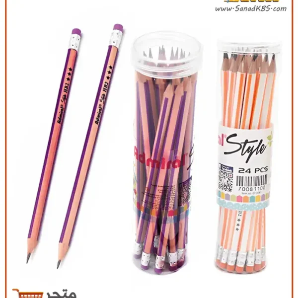 علبة 24 قلم رصاص طبي Admiral style